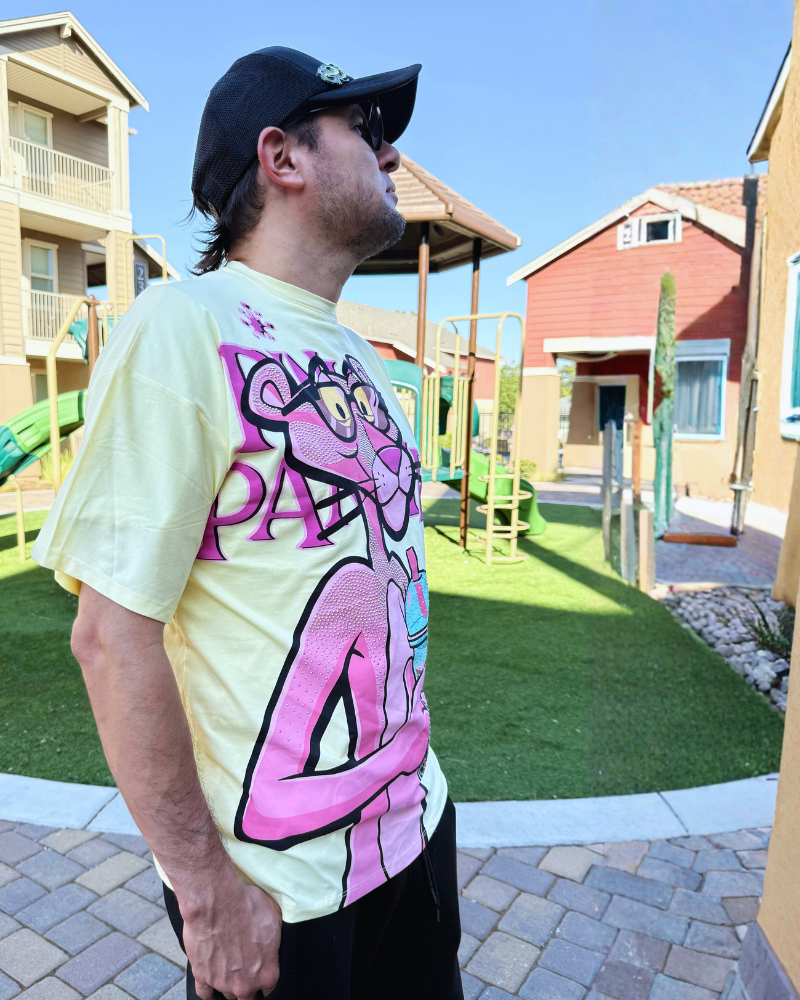 Camiseta pantera rosa
