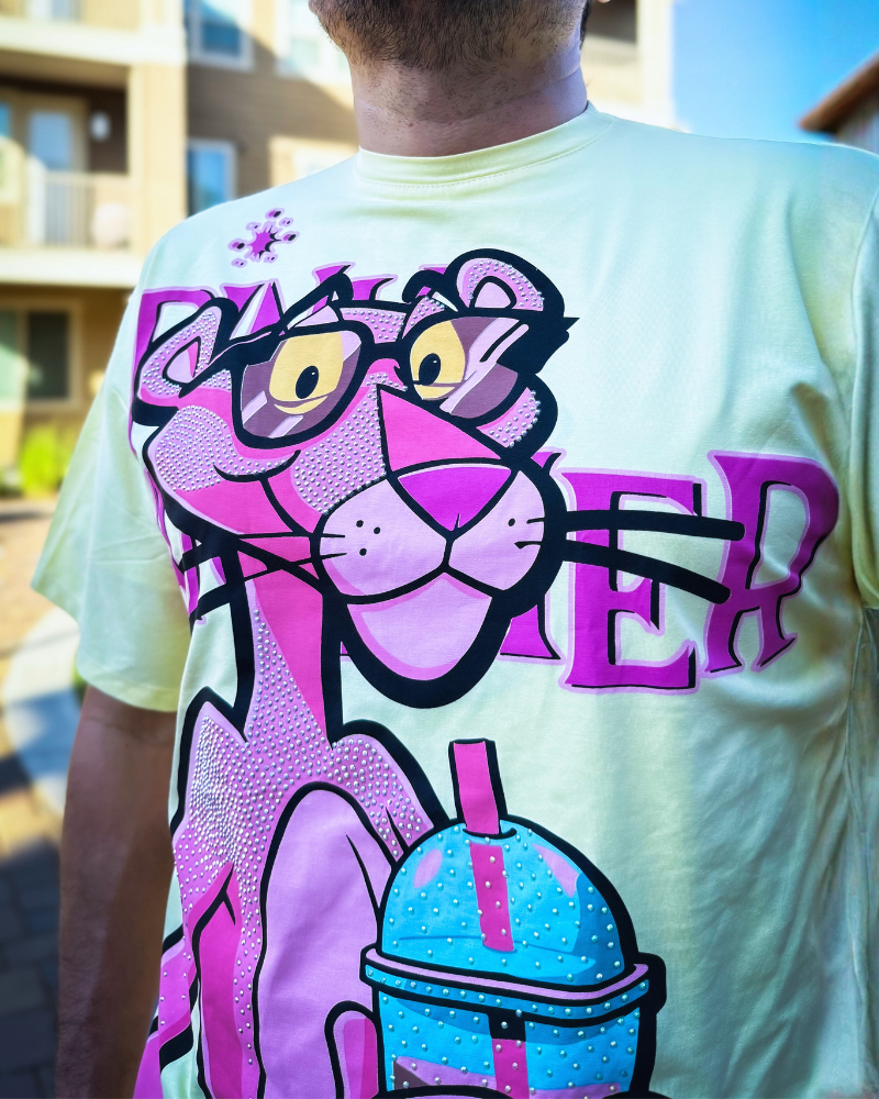Camiseta pantera rosa